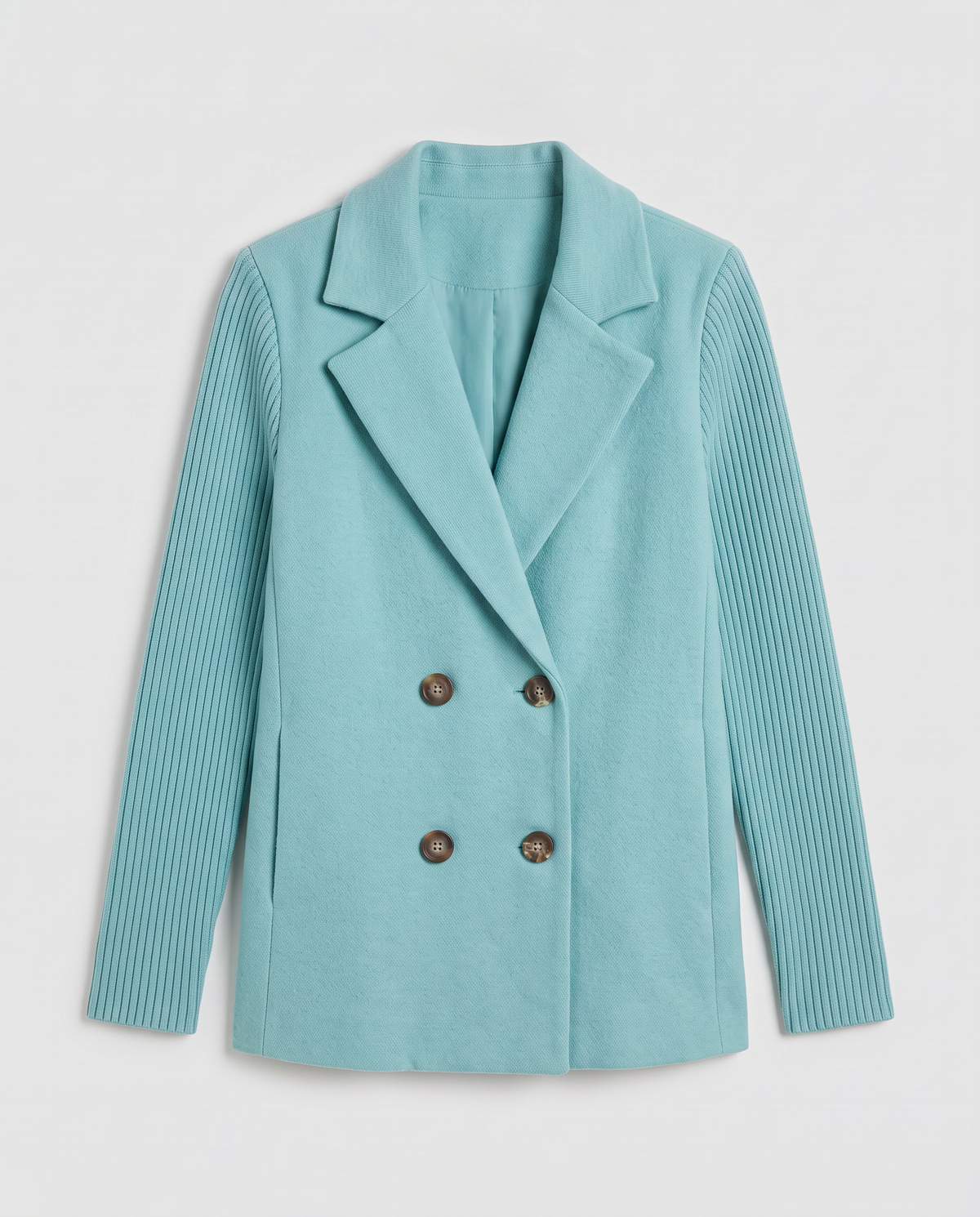 Virelle | Blazer Maille à Manches Côtelées Femme