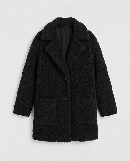 Virelle | Manteau Teddy Femme Boutonné