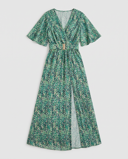 Virelle | Robe Longue Portefeuille Femme