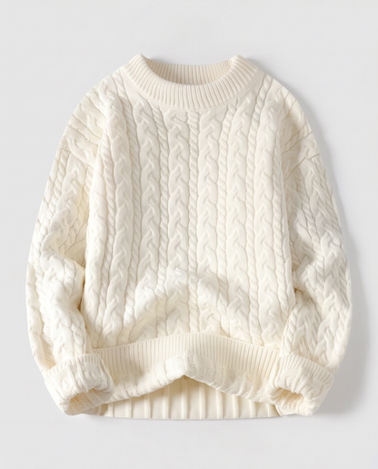 Virelle | Pull Homme en Maille Torsadée