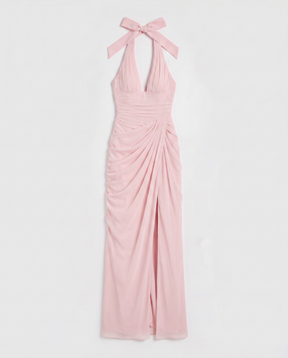 Virelle | Robe Maxi Halter Fendue
