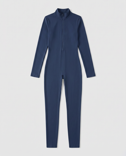 Virelle | Combinaison Femme Manches Longues Demi-Zip