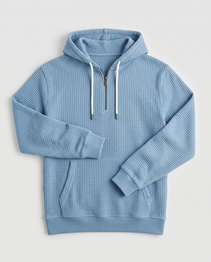 Virelle | Sweat Gaufré à Capuche Homme