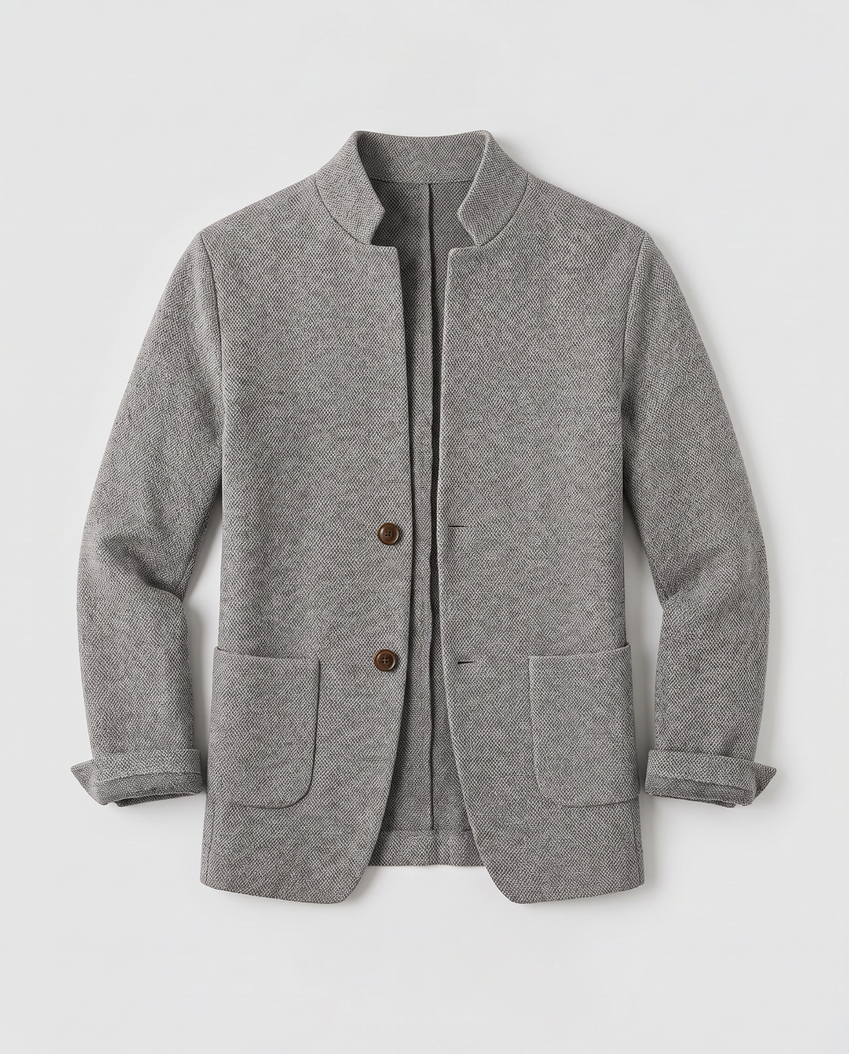 Virelle | Blazer Homme en Maille à Col Montant