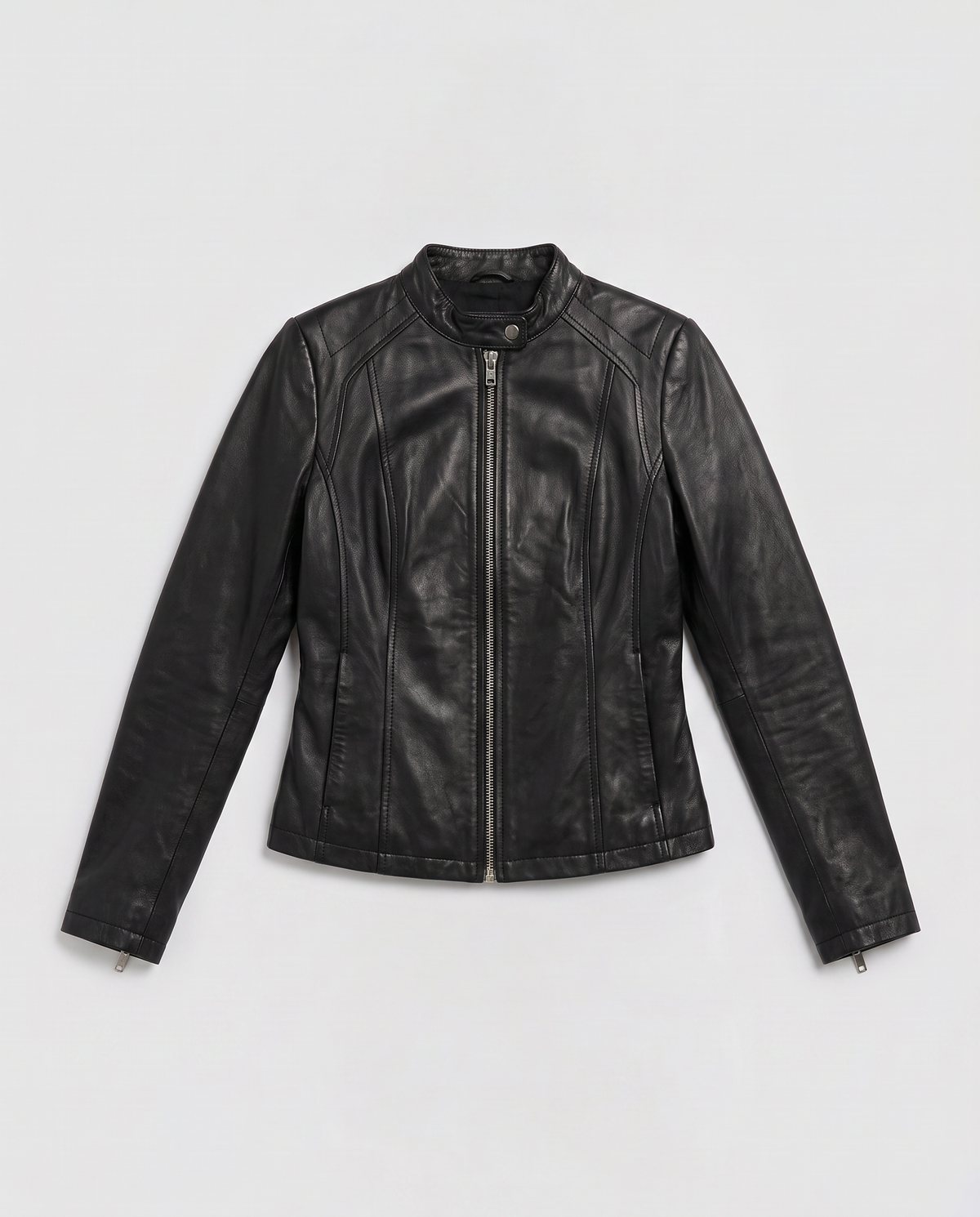 Virelle | Veste Ajustée Femme Cuir