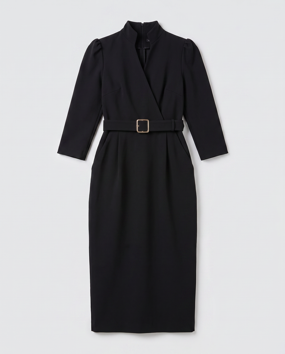 Virelle | Robe Midi Crayon Femme avec Ceinture