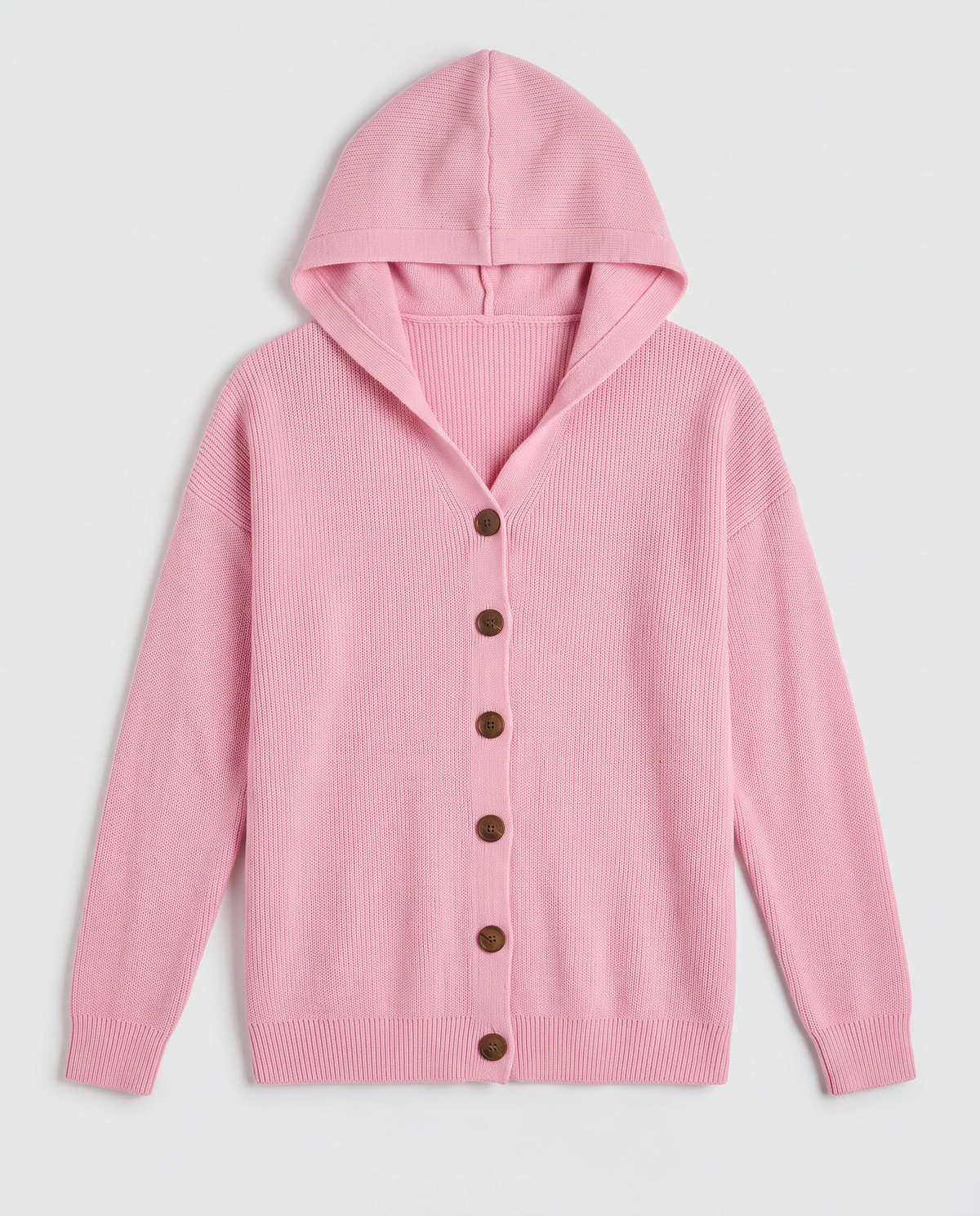 Virelle | Cardigan Femme à Capuche Boutonné