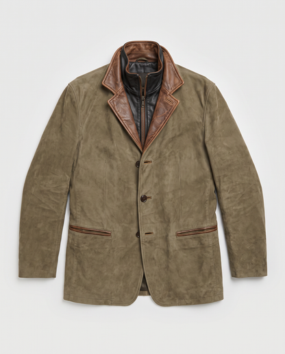 Virelle | Veste Homme en Daim