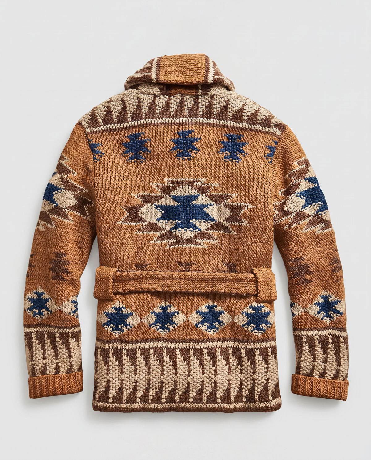 Virelle | Cardigan Homme en Maille à Motif Jacquard