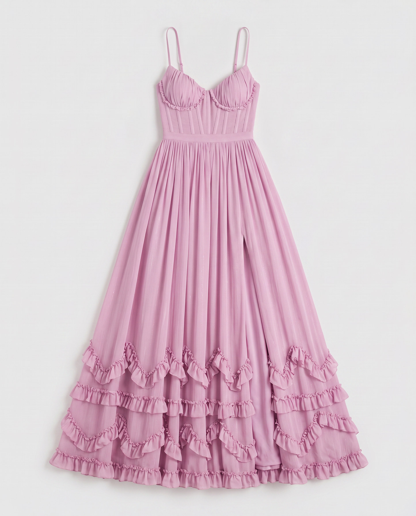 Virelle | Robe Maxi Fleurie À Volants