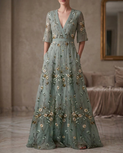 Amara | Robe Fleurie Élégante