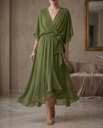 Serena | Robe Chiffon Élégante