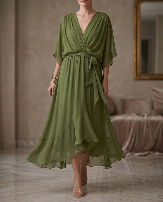 Serena | Robe Chiffon Élégante