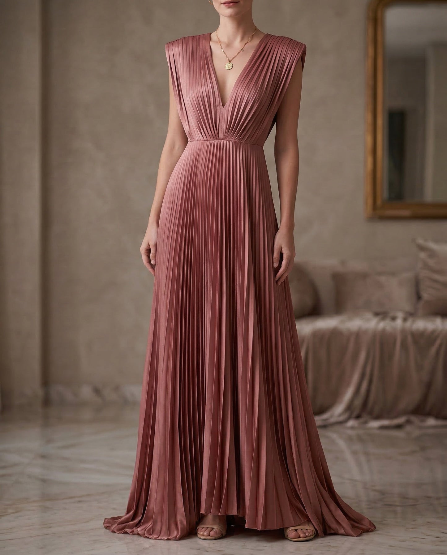 Ilvra | Robe Décolletée Élégante