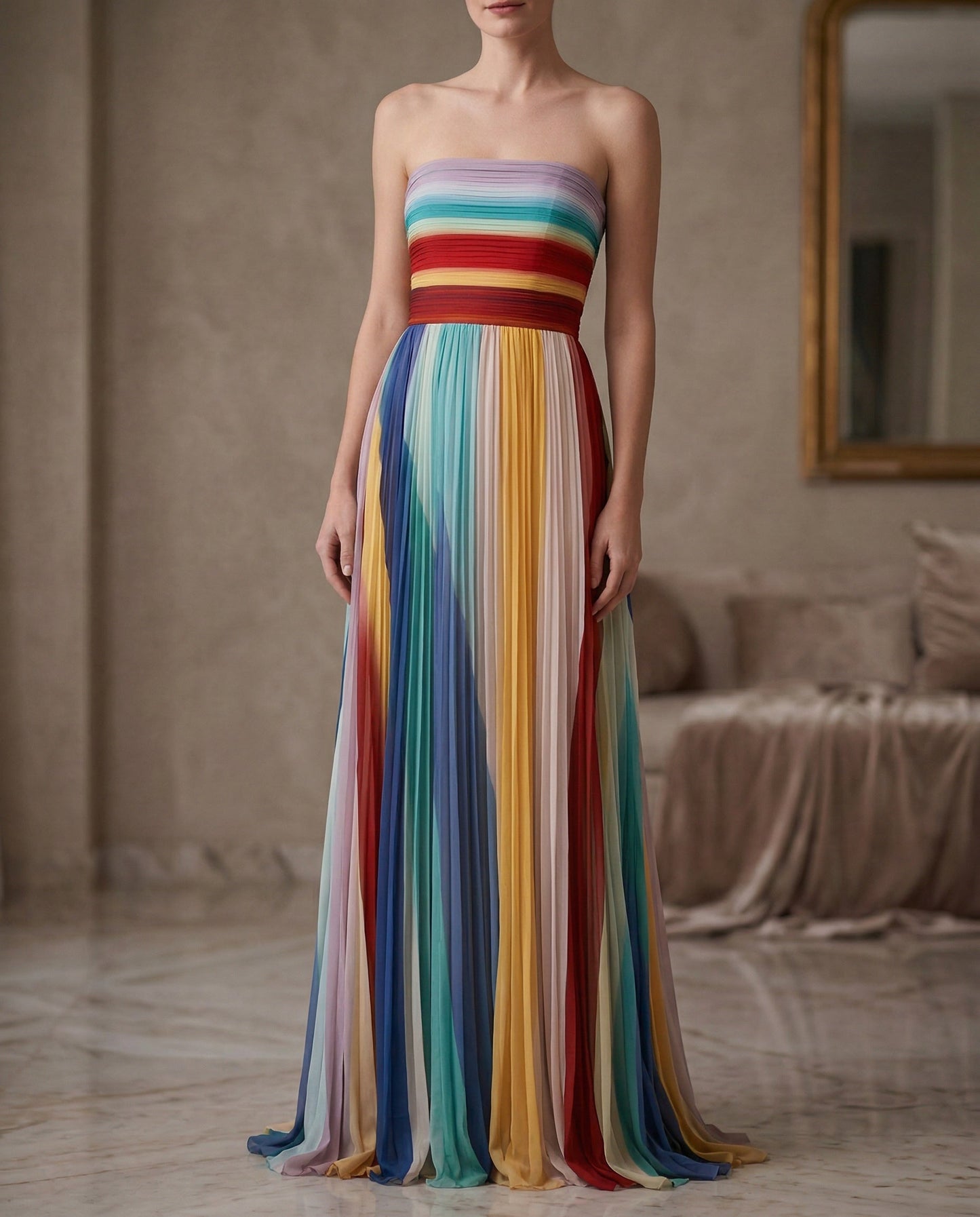 Sorina | Robe longue moderne