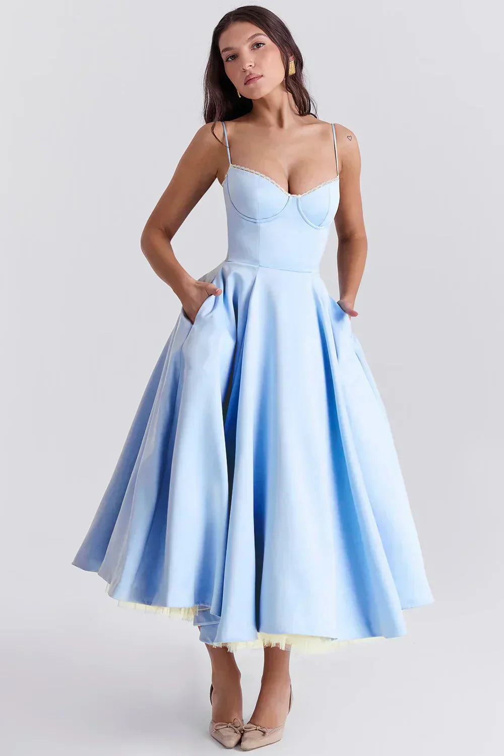 Fiorine | Robe Midi Élégante