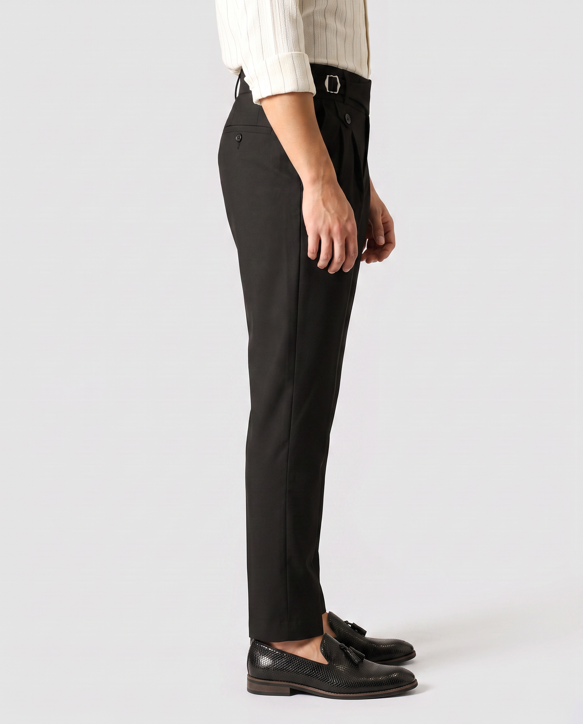 Virelle | Pantalon Gurkha Homme Noir