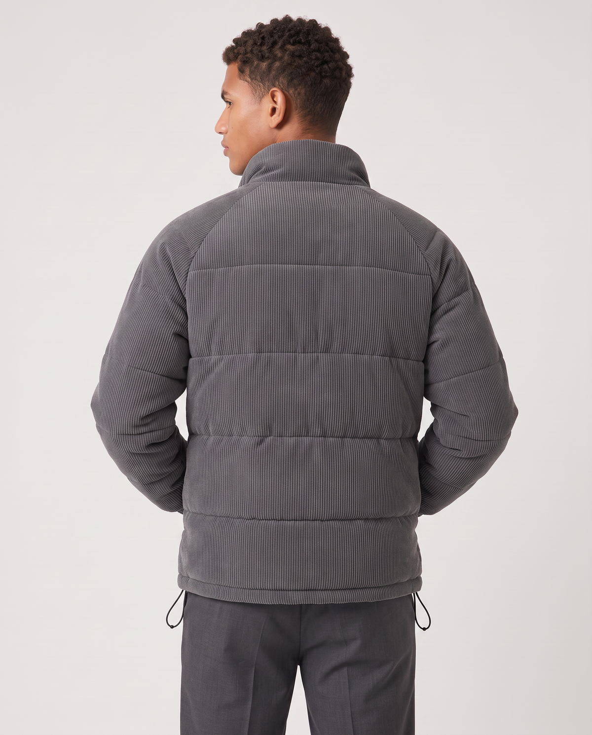 Virelle | Veste Homme Matelassée en Velours Côtelé