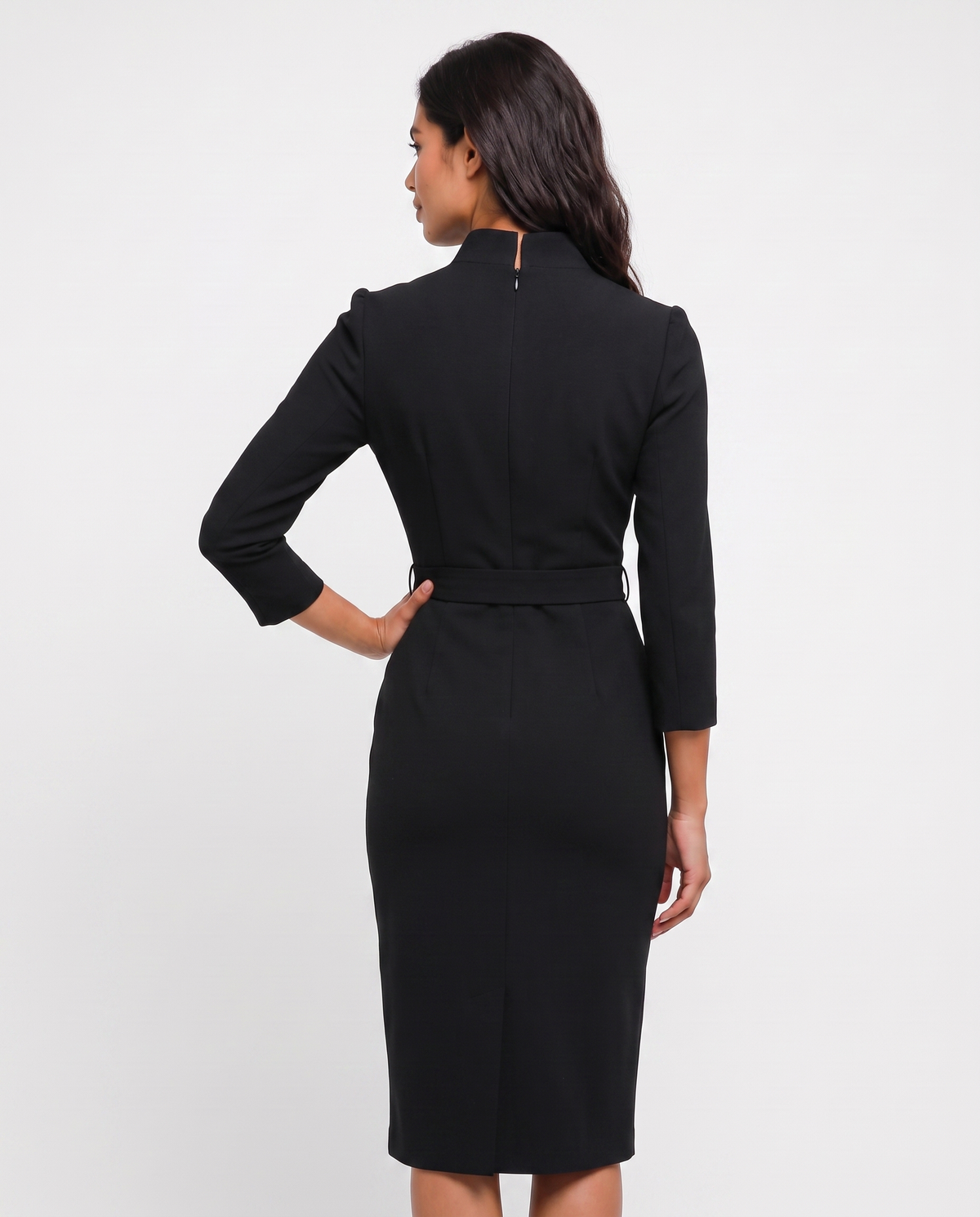 Virelle | Robe Midi Crayon Femme avec Ceinture