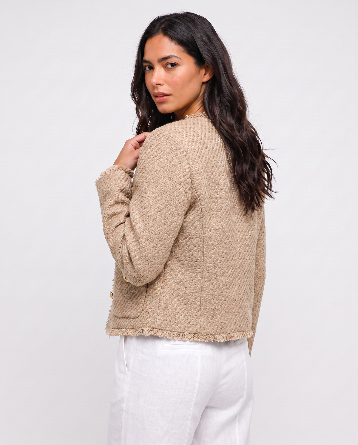 Virelle | Veste Tweed Structurée Femme