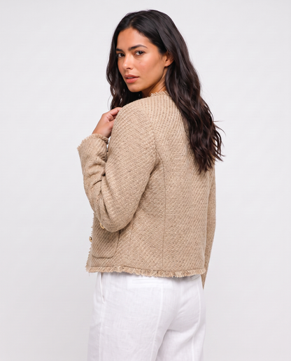 Virelle | Veste Tweed Structurée Femme