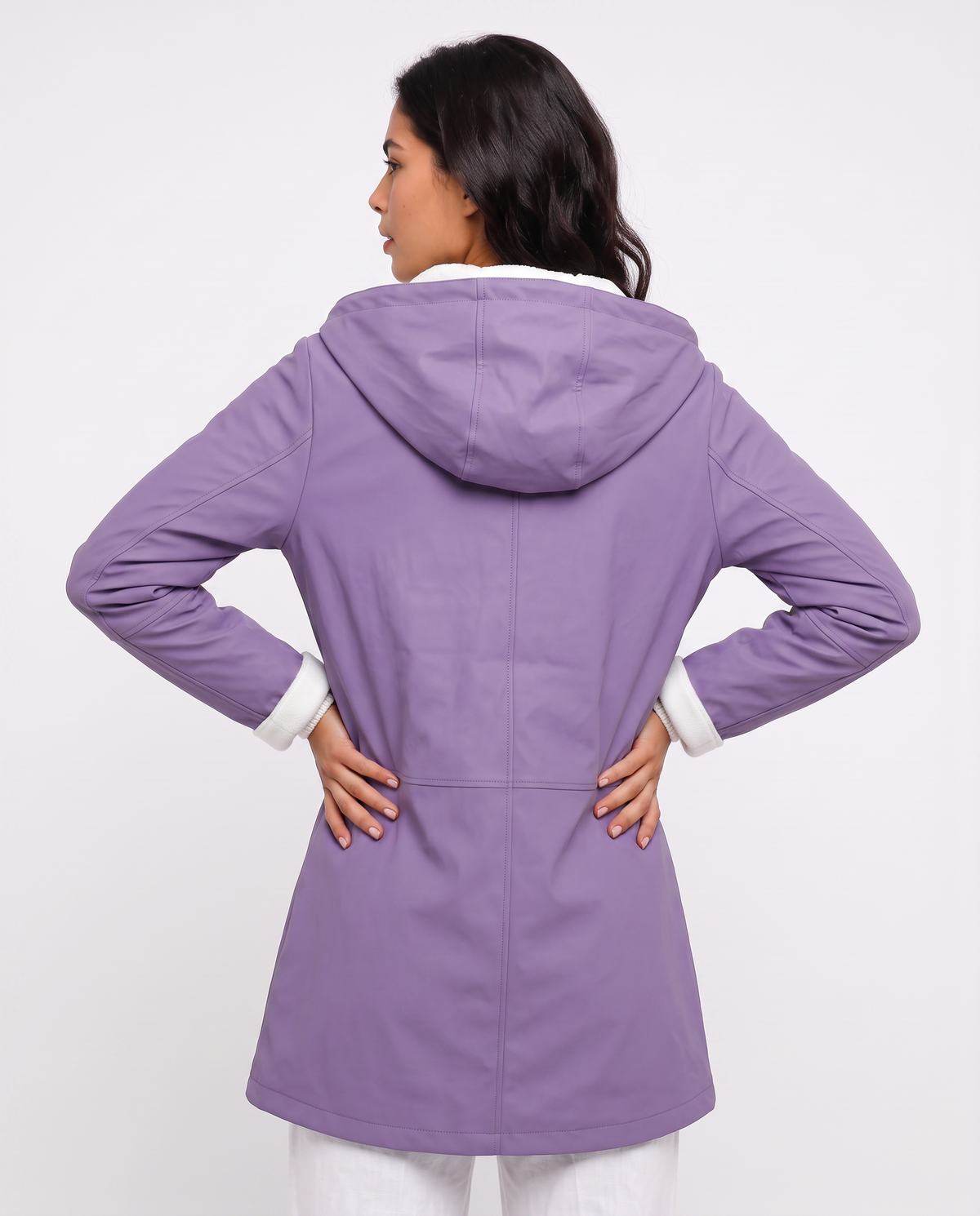 Virelle | Manteau Femme à Capuche Doublé Polaire