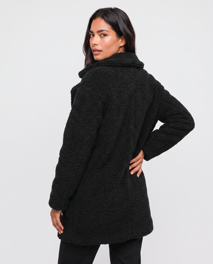 Virelle | Manteau Teddy Femme Boutonné