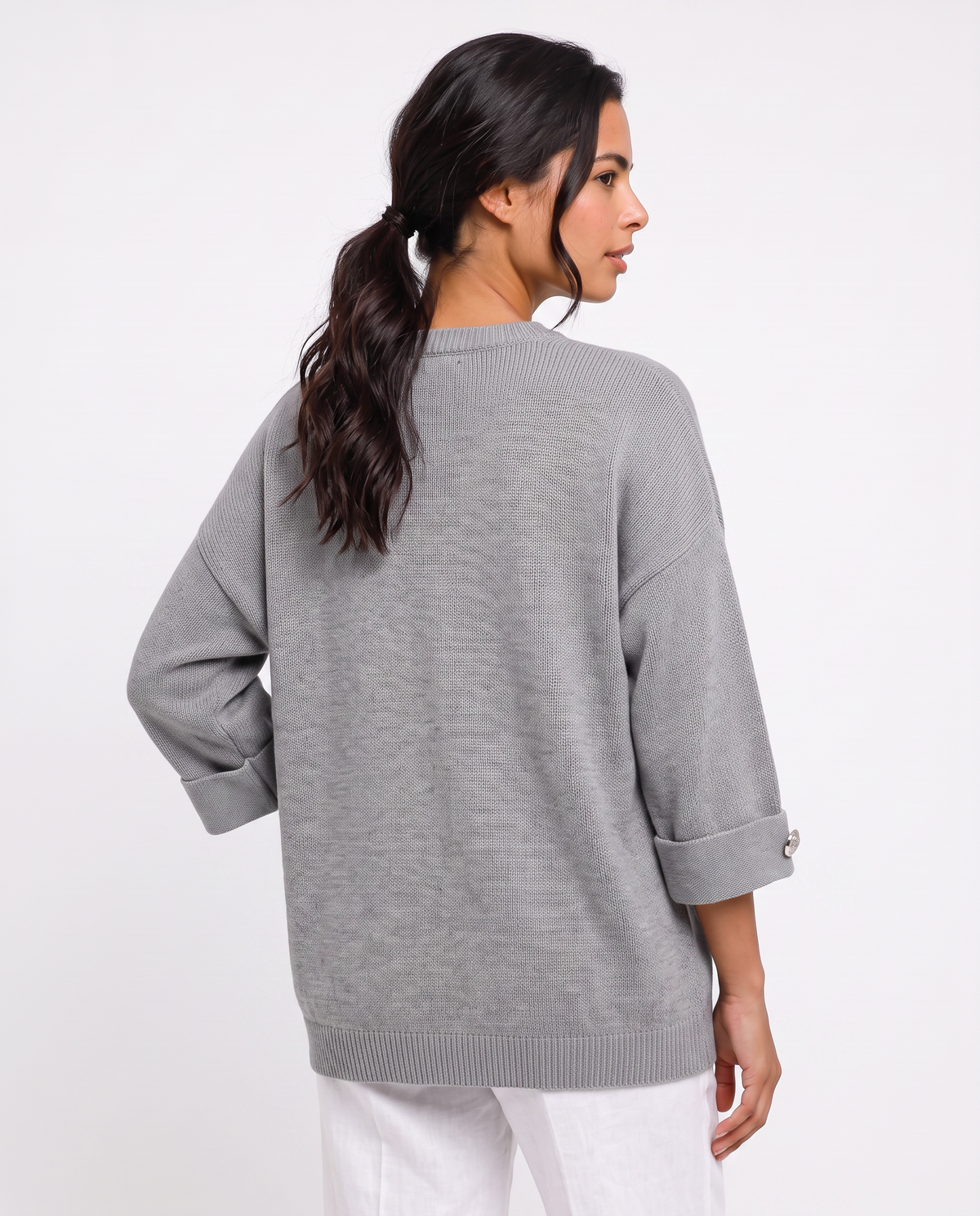 Virelle | Pull Oversize Femme à Boutons