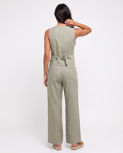 Virelle | Ensemble Femme 2 Pièces Style Lin