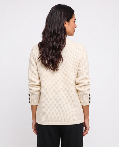 Virelle | Cardigan Femme en Maille à Boutons