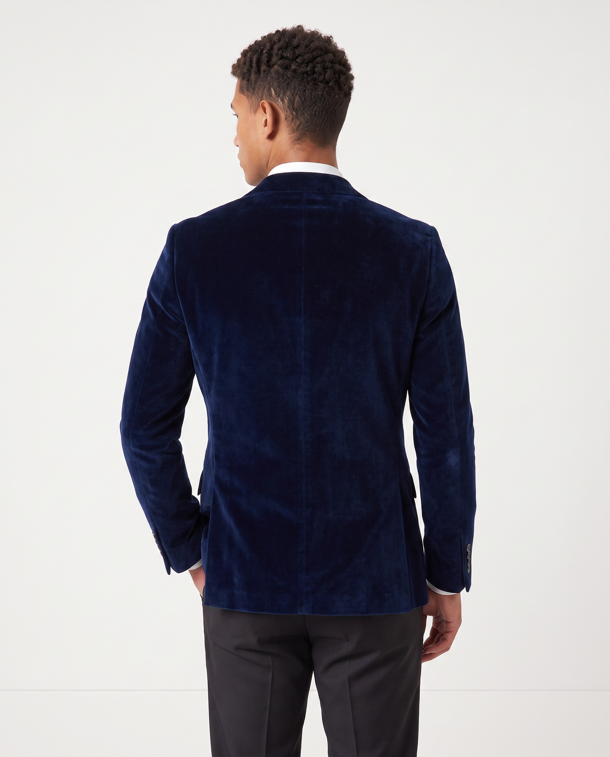 Virelle | Blazer Homme Ajusté en Velours