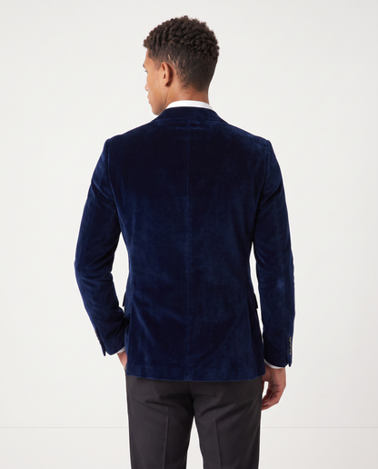 Virelle | Blazer Homme Ajusté en Velours