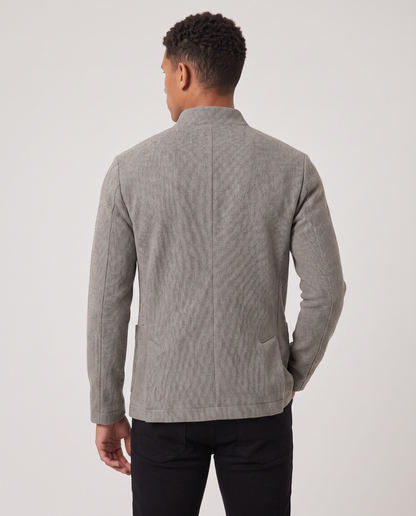 Virelle | Blazer Homme en Maille à Col Montant