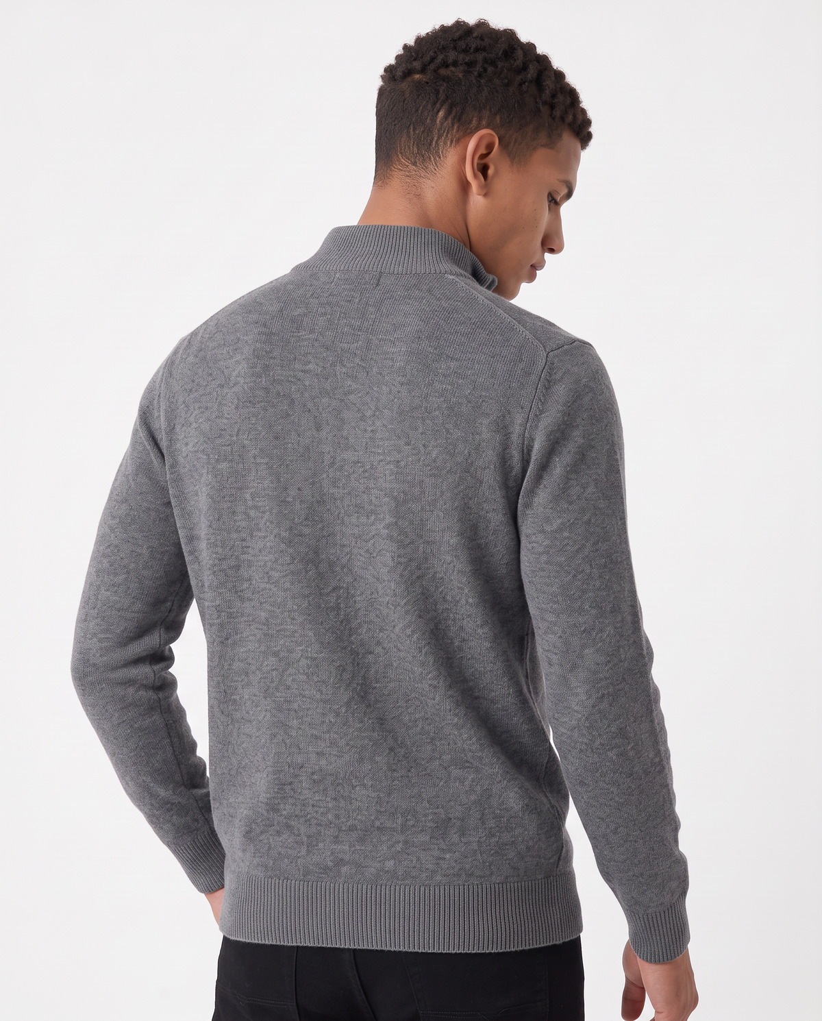 Virelle | Pull Homme à Col Montant Demi-Zip