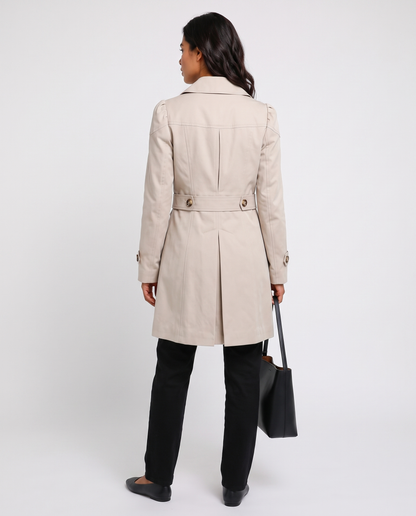 Virelle | Trench Court Femme à Revers