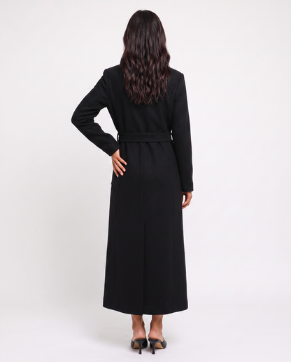 Virelle | Manteau Long Femme en Tweed Brodé