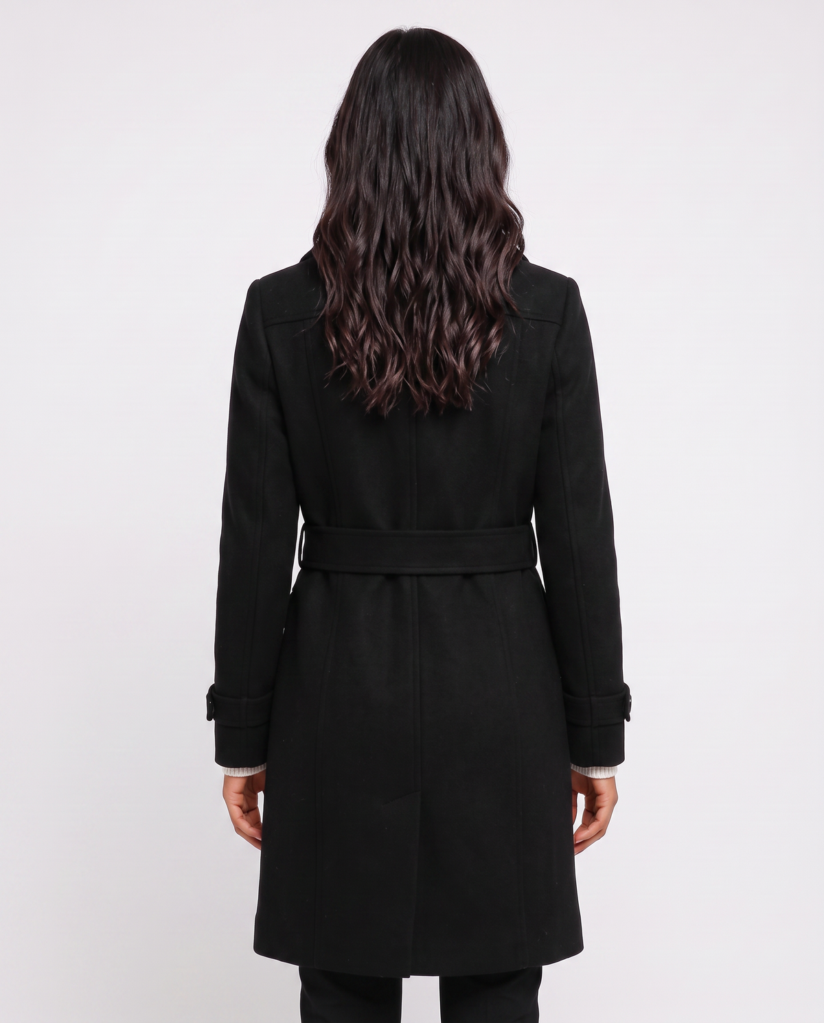 Virelle | Manteau Femme Mi-Long à Col Montant