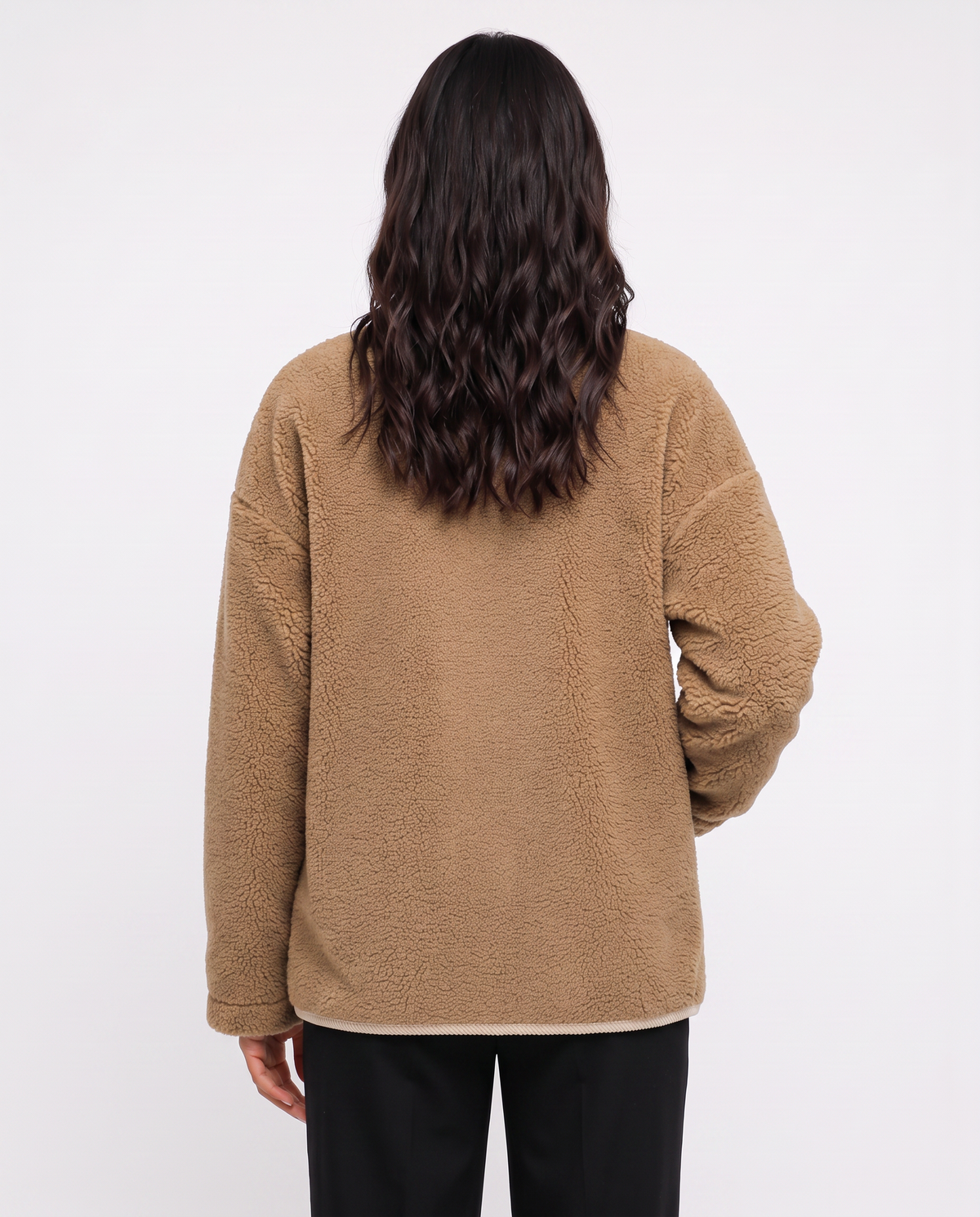 Virelle | Veste Teddy Femme à Boutons