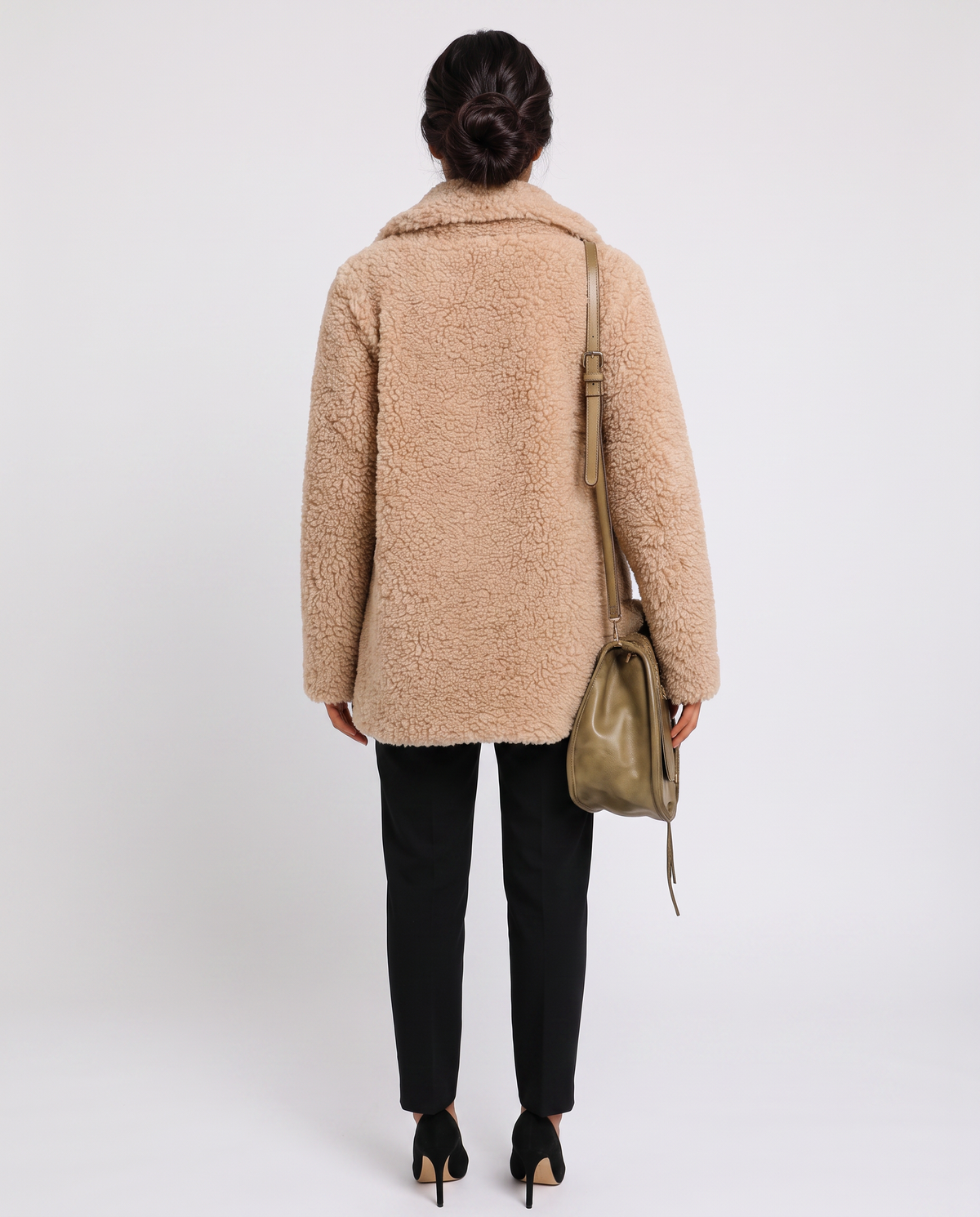 Virelle | Manteau d’Hiver Teddy Femme Oversize