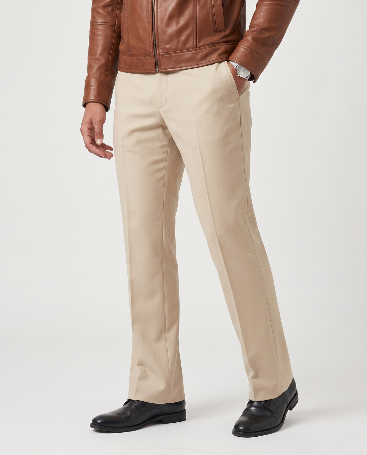 Virelle | Pantalon Homme Bootcut Crème