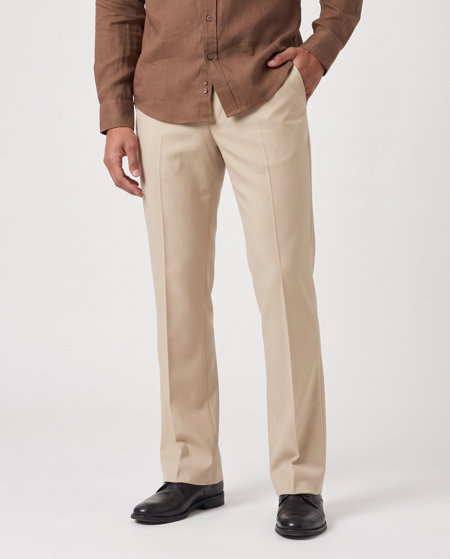 Virelle | Pantalon Homme Bootcut Crème