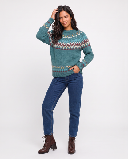 Virelle | Pull Femme à Motif Nordique