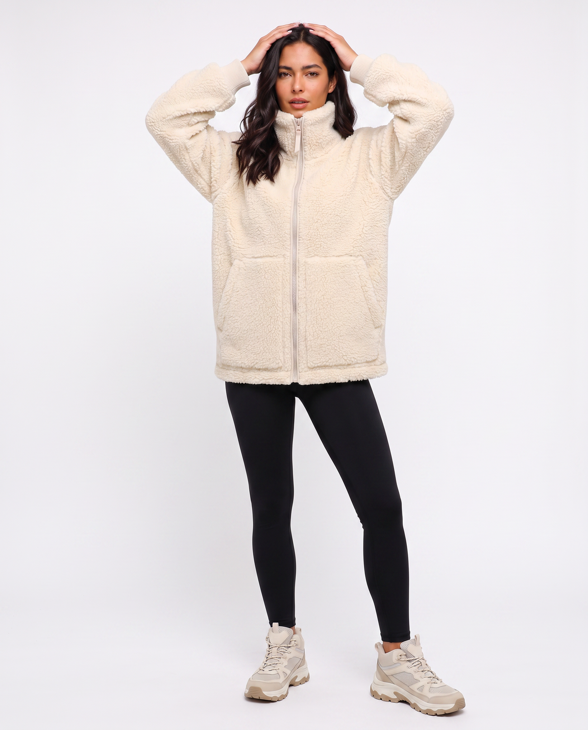 Virelle | Veste Teddy Femme Zippée