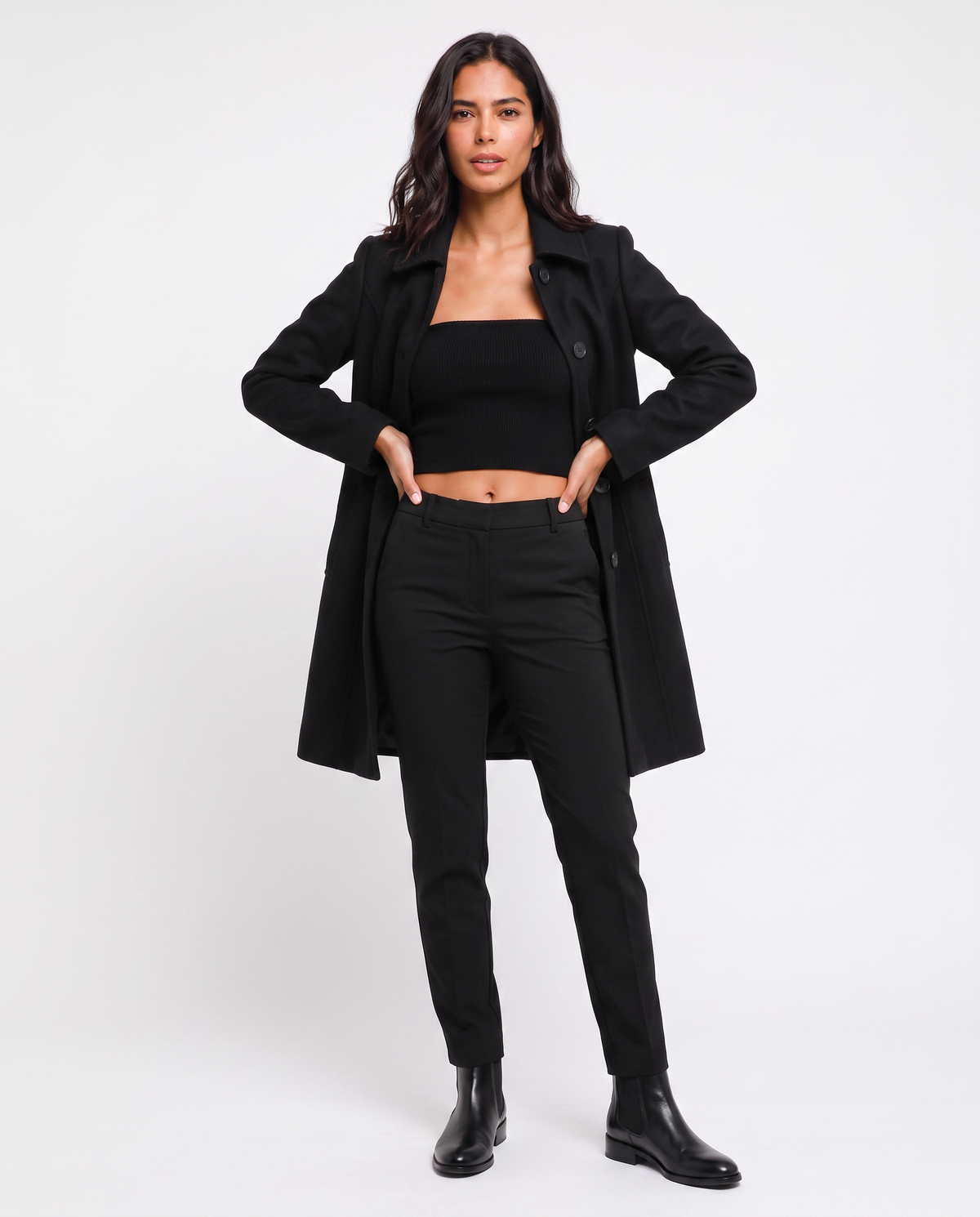 Virelle | Manteau Femme Cintré à Boutons