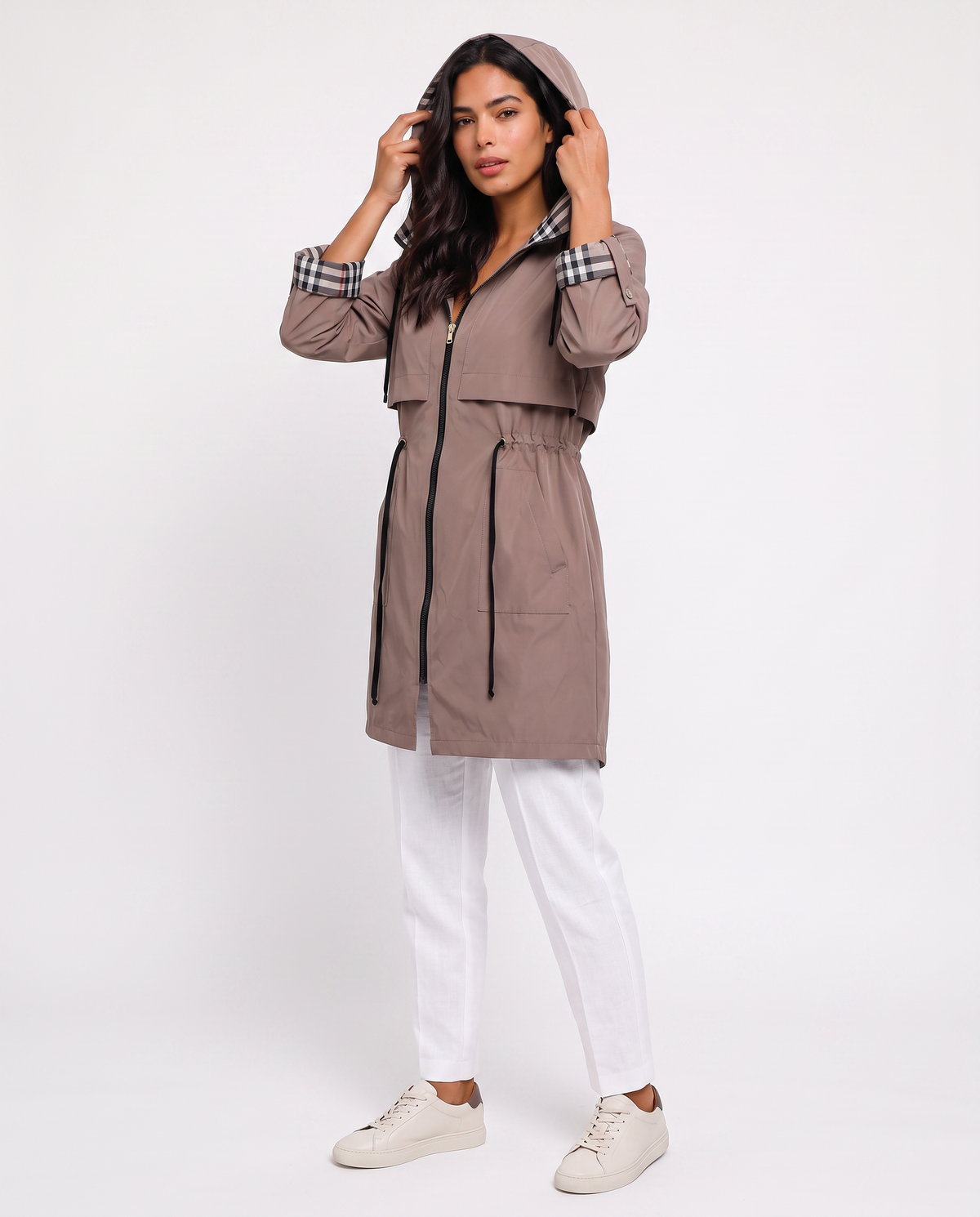 Virelle | Parka Légère Femme à Capuche