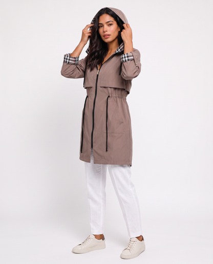 Virelle | Parka Légère Femme à Capuche