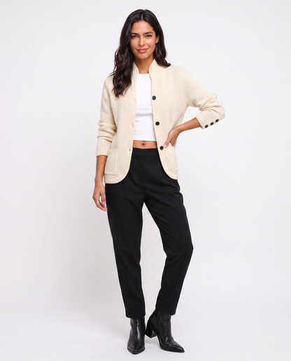 Virelle | Cardigan Femme en Maille à Boutons