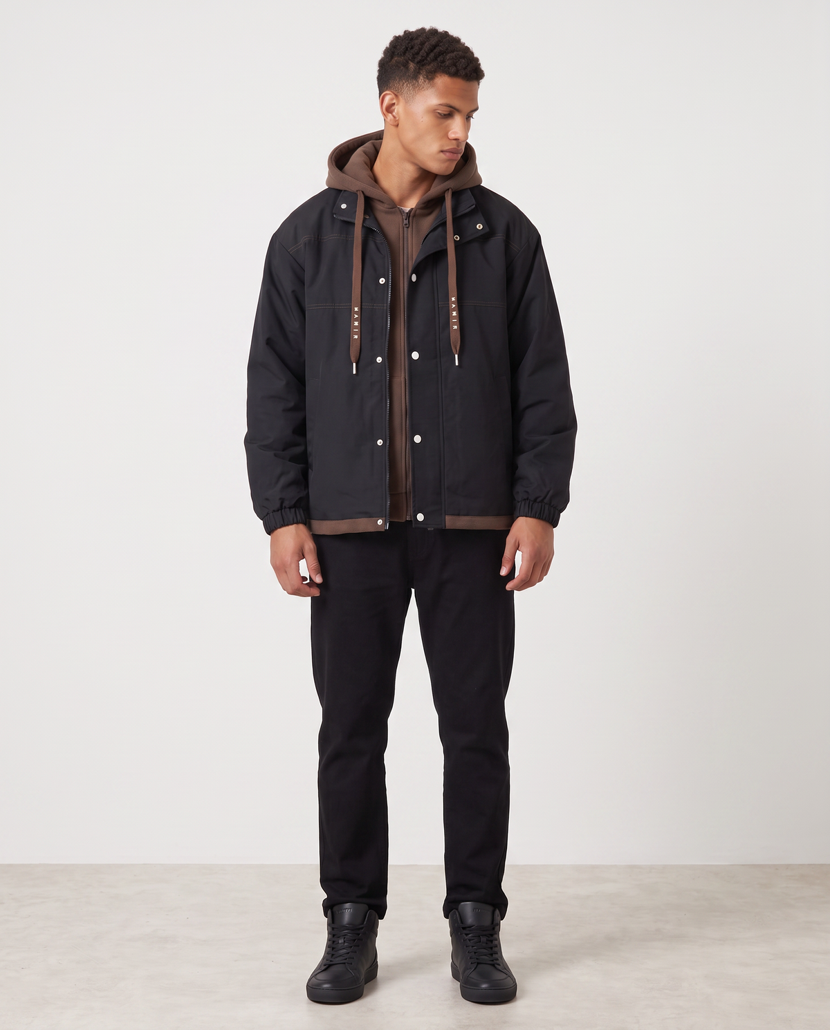 Virelle | Veste Homme à Capuche Bicolore