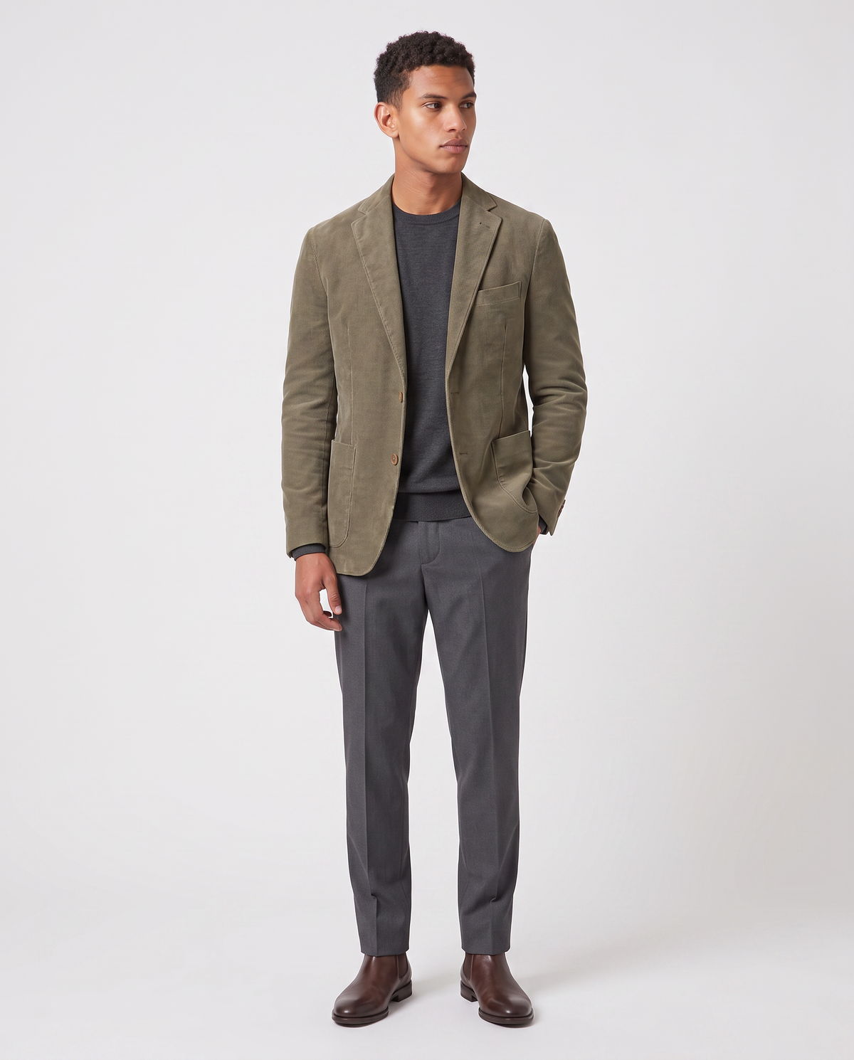 Virelle | Blazer Homme Décontracté à Deux Boutons