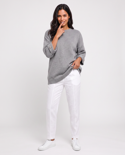 Virelle | Pull Oversize Femme à Boutons